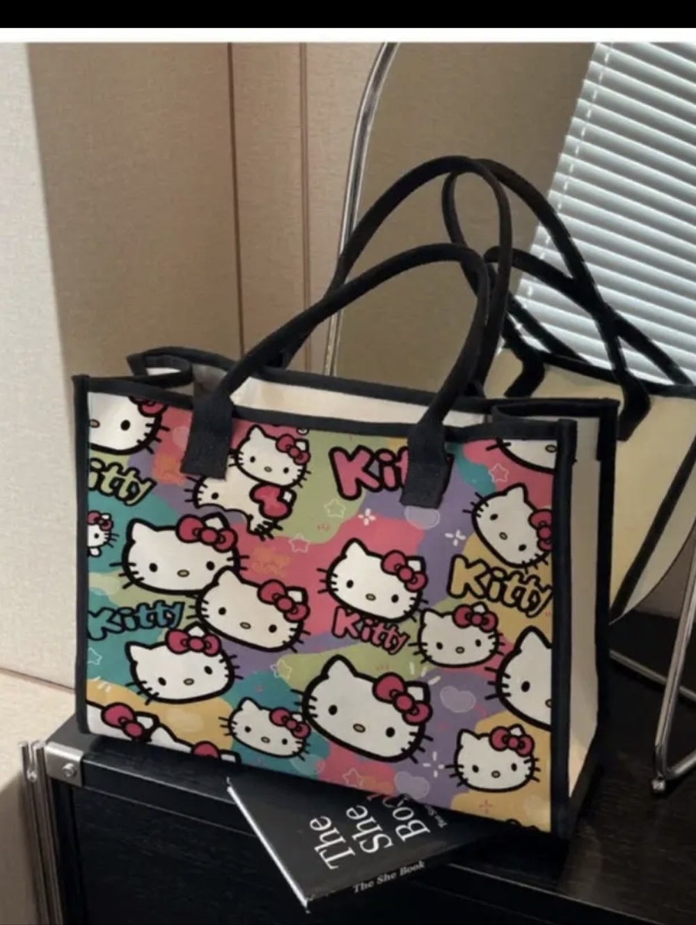 Hello Kitty Canvas Tote Bag